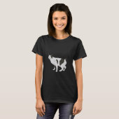 T-shirt Amour de chat Chat smoking Mon chat (Devant entier)