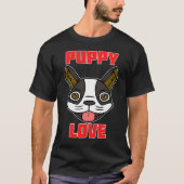 T-shirt Amour de chiot (Devant)