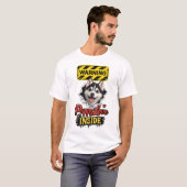 T-shirt Amour de chiot de la Saint-Valentin (Devant entier)