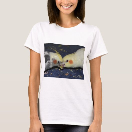 T-shirt Amour de Cockatiel (Devant)