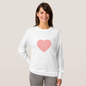 T-shirt Amour de cœur (Devant entier)