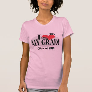 T-shirt Amour de CustomizabIe mon modèle de diplômé
