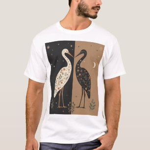 T-shirt amour de cygne