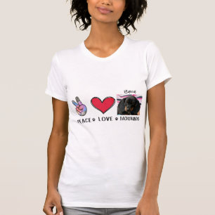 T-Shirt Amour de Dachshunds pour les Amoureux des