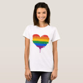 T-SHIRT AMOUR DE FIERTÉ (Devant entier)