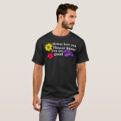 T-shirt amour de fleur vous (Devant entier)