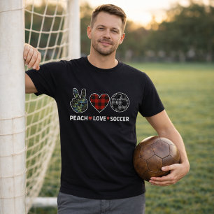 T-shirt Amour de Foot Pêche à Carreaux Camo