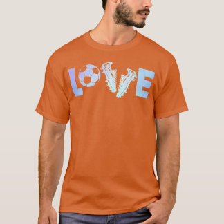 T-shirt Amour de football Hommes Garçons Sports vintage am