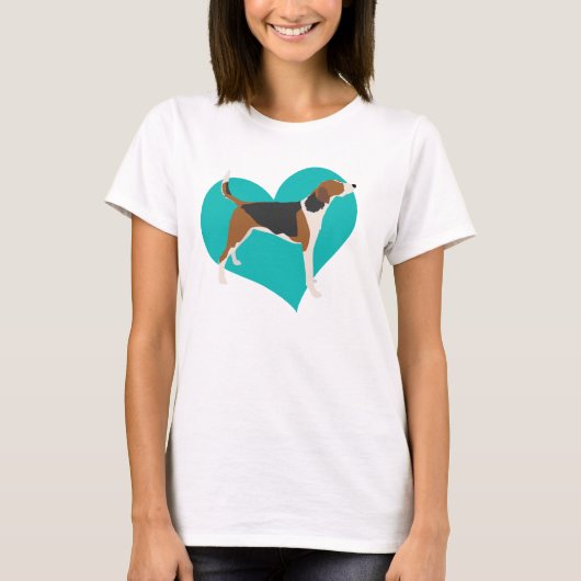 T-shirt Amour de fox-hound (Devant)