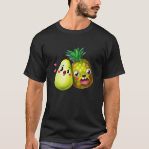 T-shirt Amour de Fruit Poire et Ananas