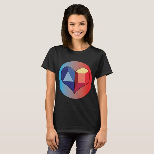 T-shirt Amour de gemme (Devant entier)