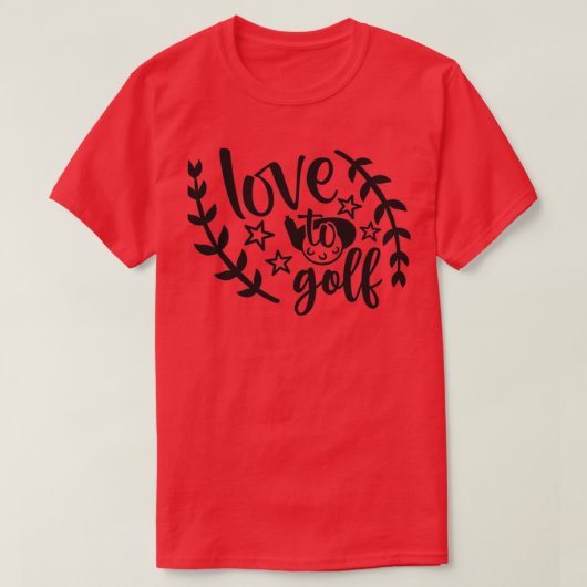 T-SHIRT AMOUR DE GOLF (Design devant)