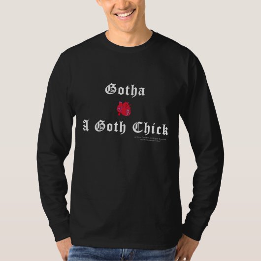 T-shirt Amour de Gotha un poussin de Goth (Devant)