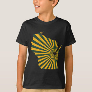 T-shirt Amour de Green Bay