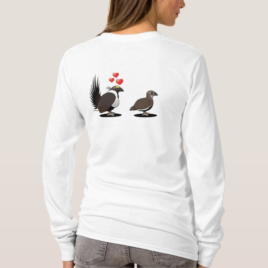 T-shirt Amour de grouse sage (Dos)
