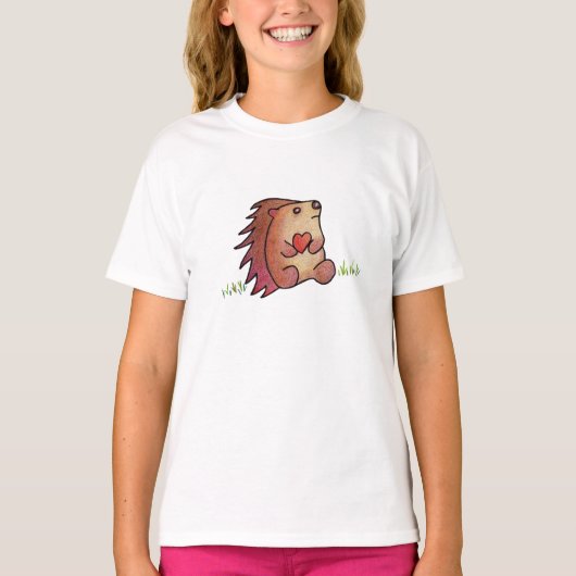 T-shirt Amour de hérisson ! (Devant)