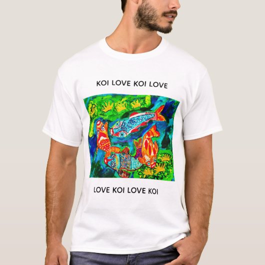T-SHIRT AMOUR DE KOI (Devant)