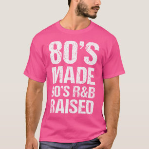 T-shirt Amour de la musique RnB des années 80 faite dans l