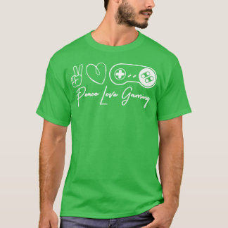 T-shirt Amour de la paix de jeu fille drôle