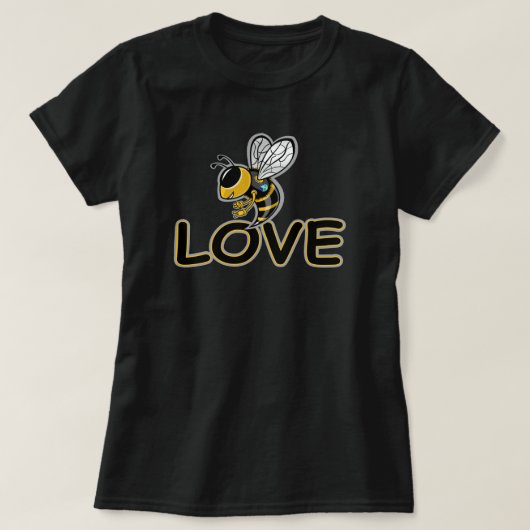 T-SHIRT AMOUR DE L'ABEILLE  (Design devant)