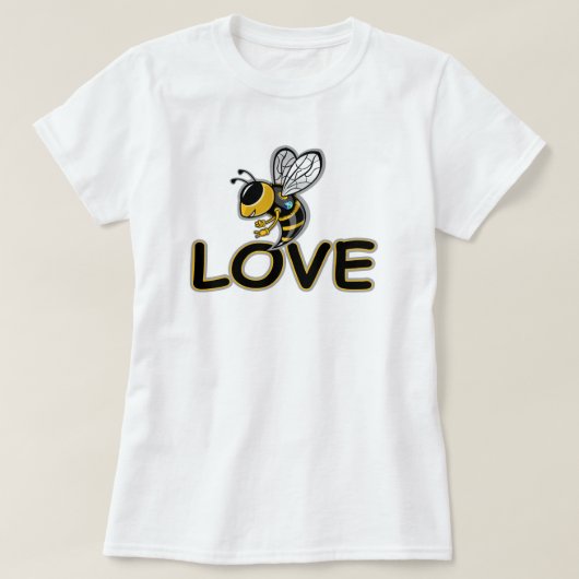 T-SHIRT AMOUR DE L'ABEILLE (Design devant)