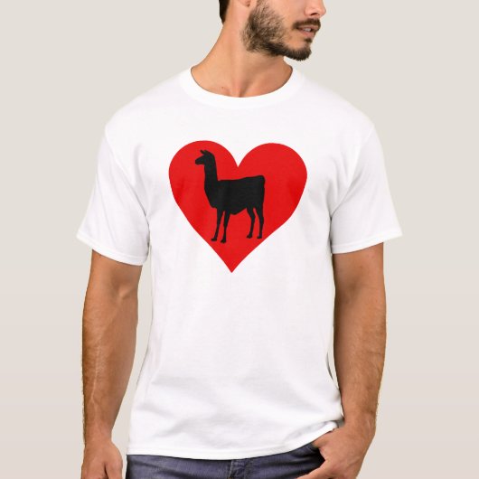 T-shirt Amour de lama (Devant)