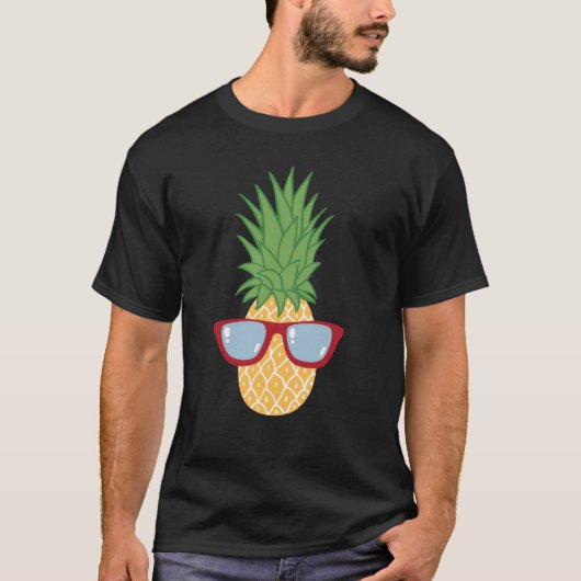 T-shirt Amour de l'ananas Hipster Motivation Amour de l'an (Devant)