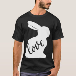 T-shirt Amour de lapin animal mignon animaux cadeau v