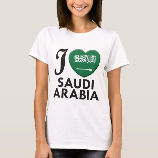 T-shirt Amour de l'Arabie Saoudite (Devant)