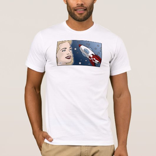 T-shirt Amour de l'espace (Devant)