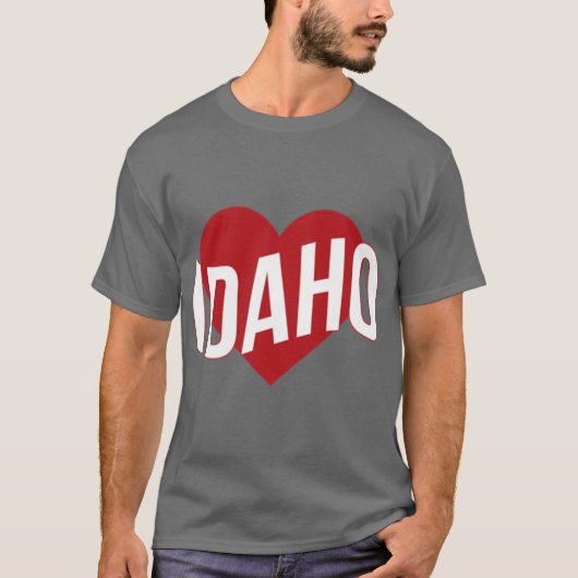 T-shirt Amour de l'Idaho (Devant)