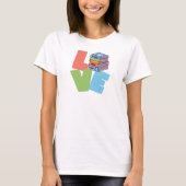 T-Shirt Amour de Livre (Devant)