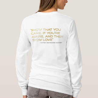 T-shirt Amour de Logo_Show de vengeur de sensibilisation