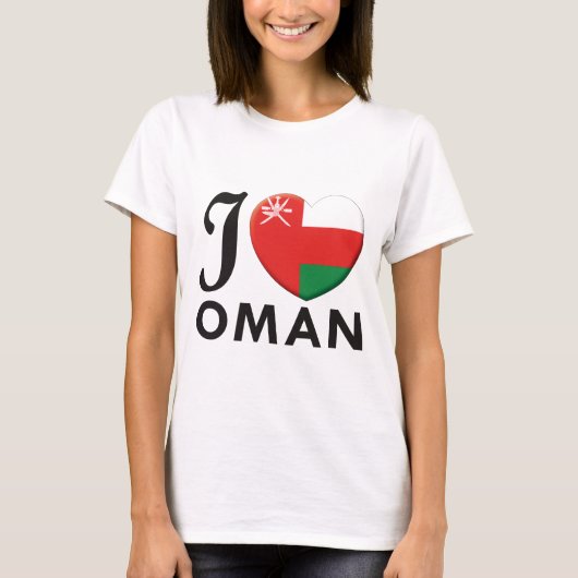 T-shirt Amour de l'Oman (Devant)