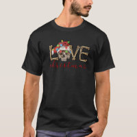 Amour de l'os crâne drôle Noël Noël Noël Chapeau N