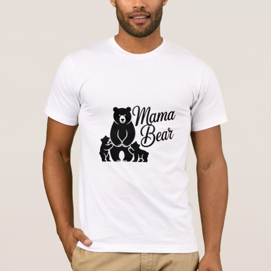 T-shirt Amour de Maman Ourse (Devant)