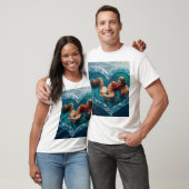 T-shirt amour de mermaid (Unisexe)