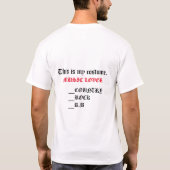 T-SHIRT AMOUR DE MUSIQUE (Dos)