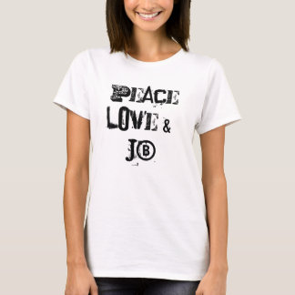 T-shirt Amour de paix et JB