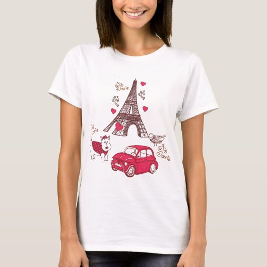 T-shirt Amour de Paris (Devant)