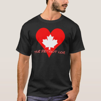 T-shirt Amour de patriote véritable famille