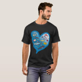 T-shirt Amour de poisson (Devant entier)