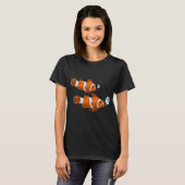T-shirt Amour de poisson clown (Devant entier)