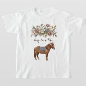 T-shirt Amour de poney (Poser)