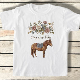 T-shirt Amour de poney