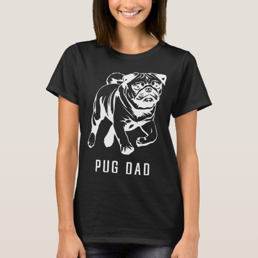 T-shirt Amour de Pug (Devant)