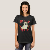 T-shirt Amour de Pug Mignon 638 (Devant entier)
