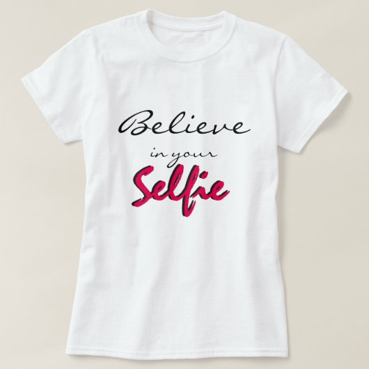 T-shirt Amour de Selfie (Design devant)