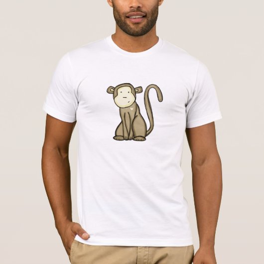 T-shirt amour de singe (Devant)