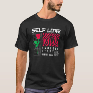 T-shirt Amour de soi - Tenue de rue Edgey Esthétique Trist